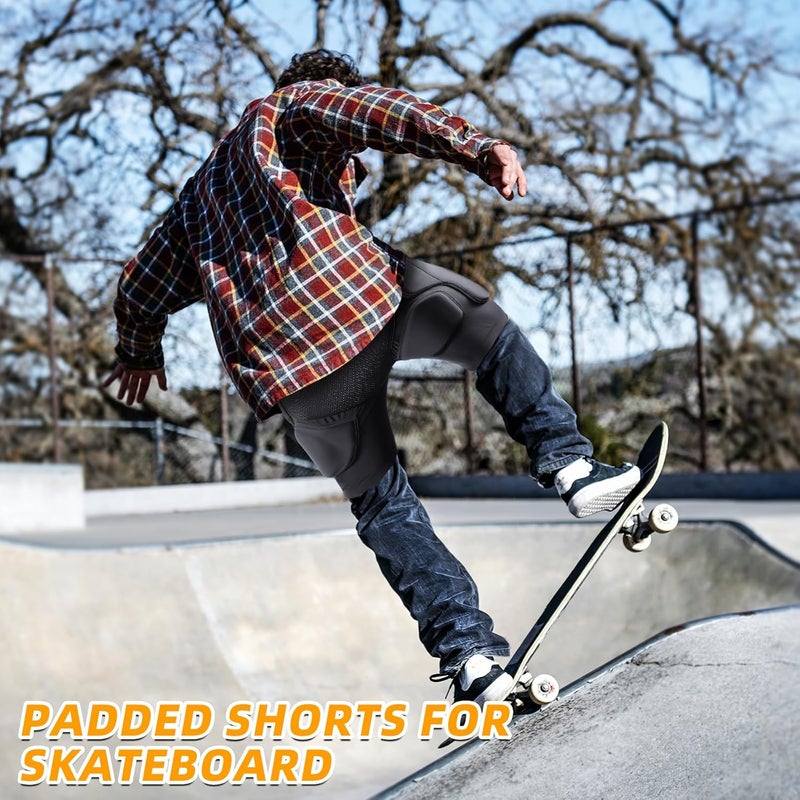 Cienfy 3D Hip Protective Padded Shorts EVA Tailbone Pad Impact Gear for Skiing Skating Snowboarding Skateboarding - Image 5